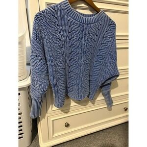 Driftwood Size XS So Cute blue sweater